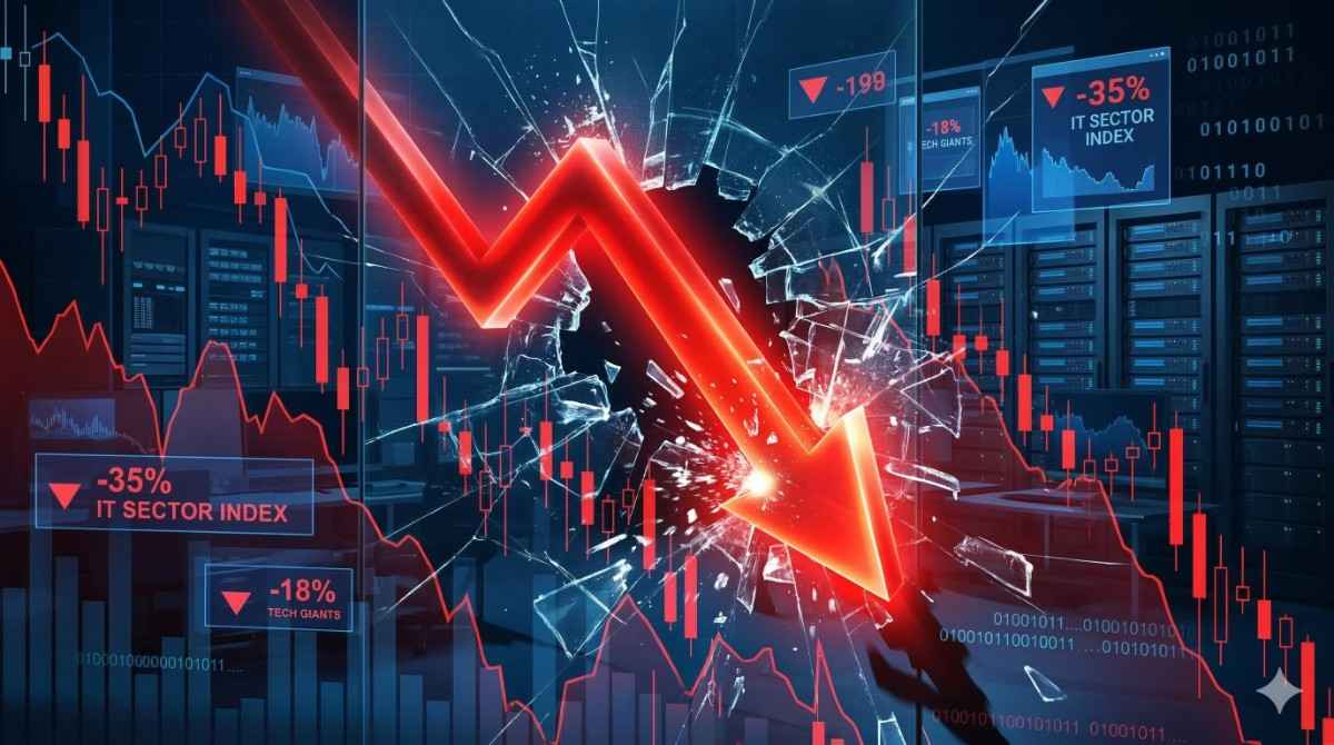 infosys share price fall